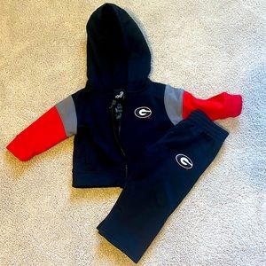 Georgia Bulldogs two piece track suit 12m